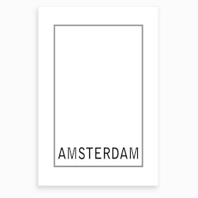 City Lights Amsterdam Art Print
