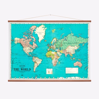 Map of The World Art Print