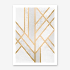 Art Deco Geometry II in Art Print