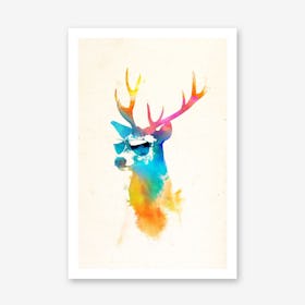 Sunny Stag Final Art Print