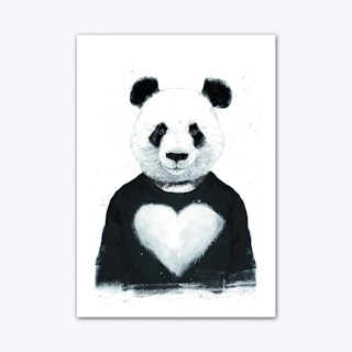 Lovely Panda Art Print
