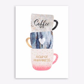 A Cup Of Happiness Art Print
