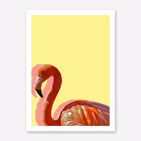 Pastel Flamingo IV Art Print