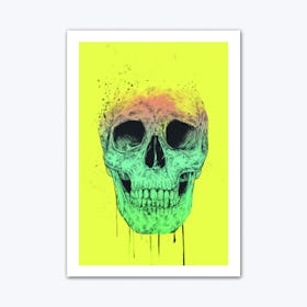 Pop Art Skull Art Print