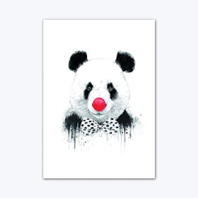 Clown Panda Art Print