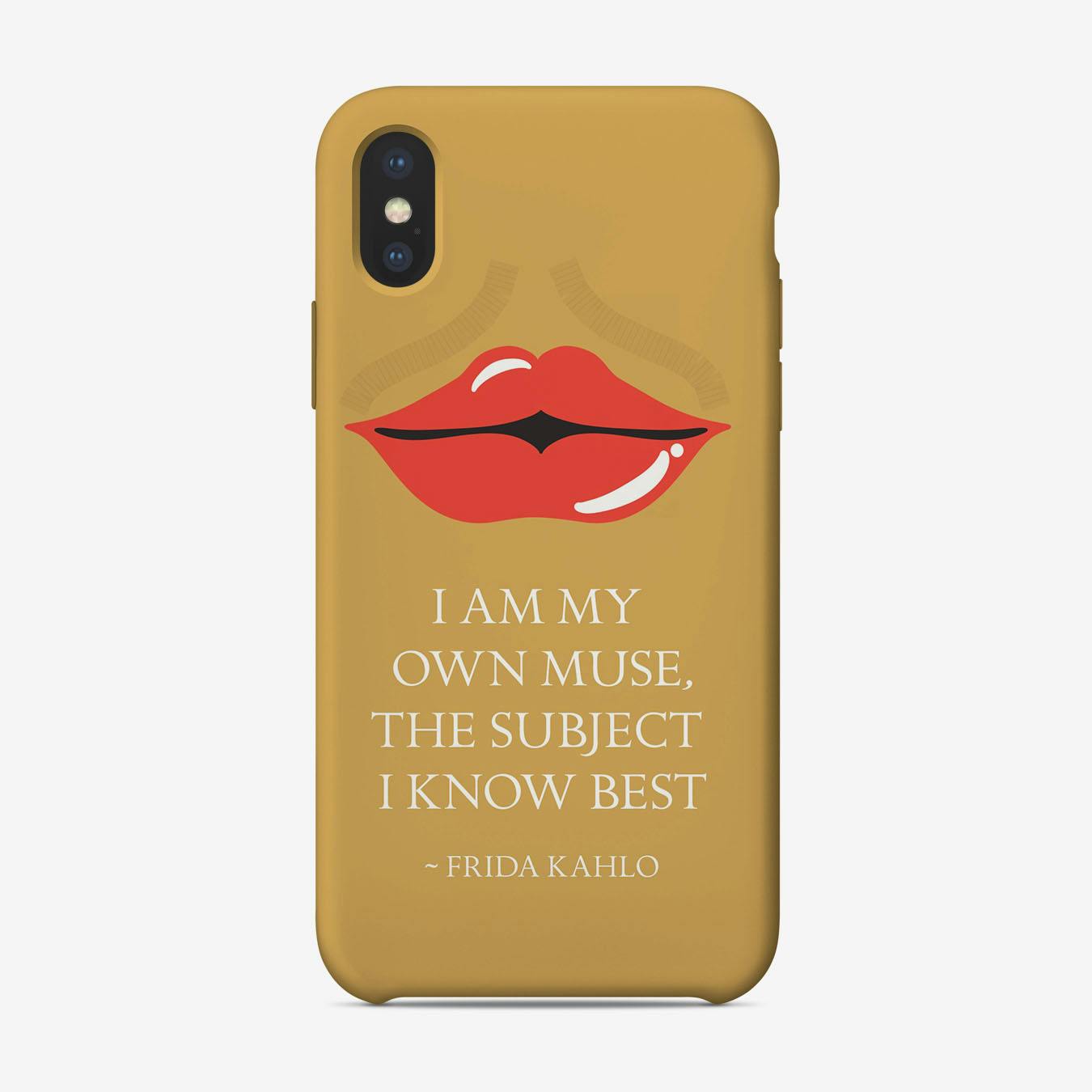 From the lips of Frida Kahlo iPhone Case