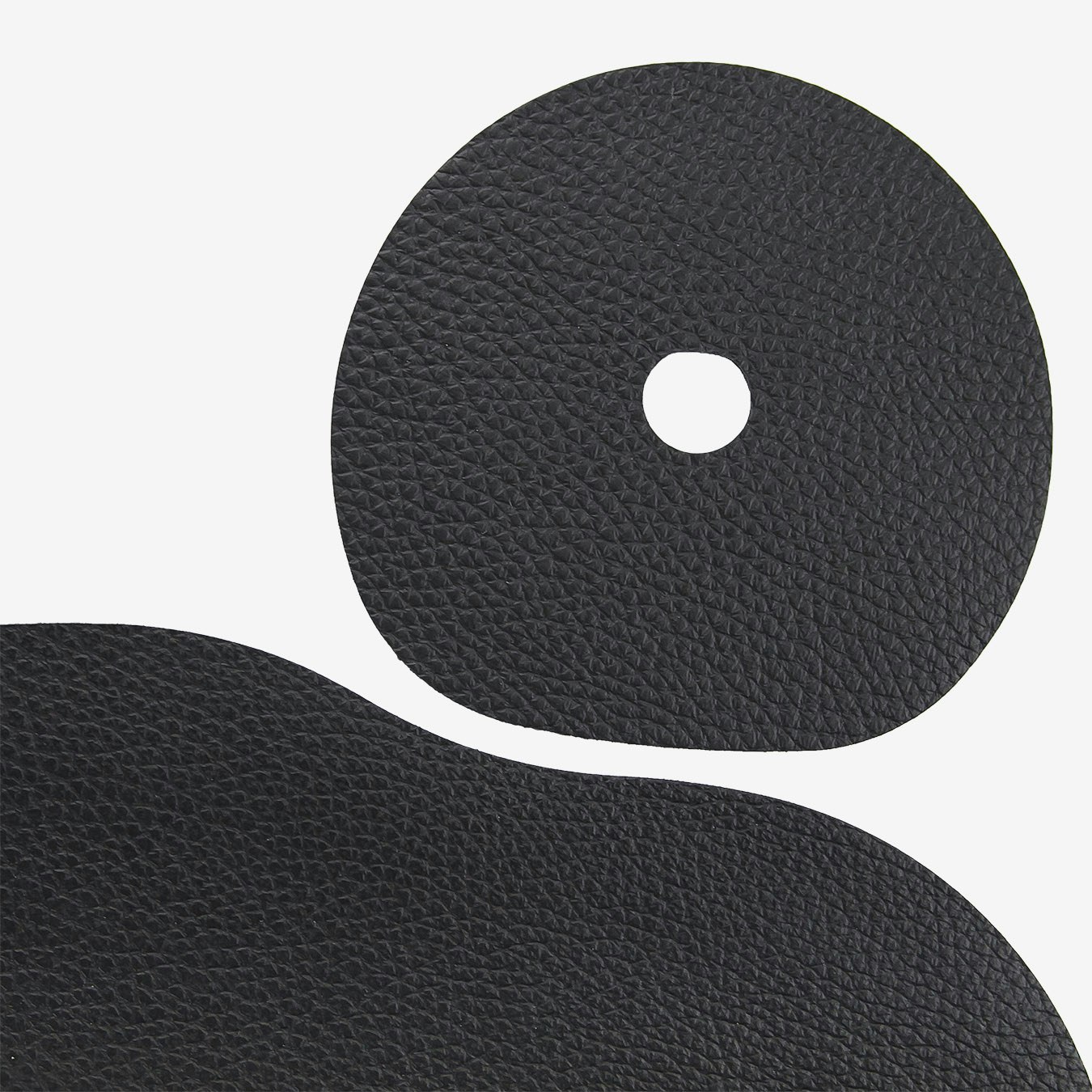 Millstones Table Mat and Coaster Set Black by Namuos Fy