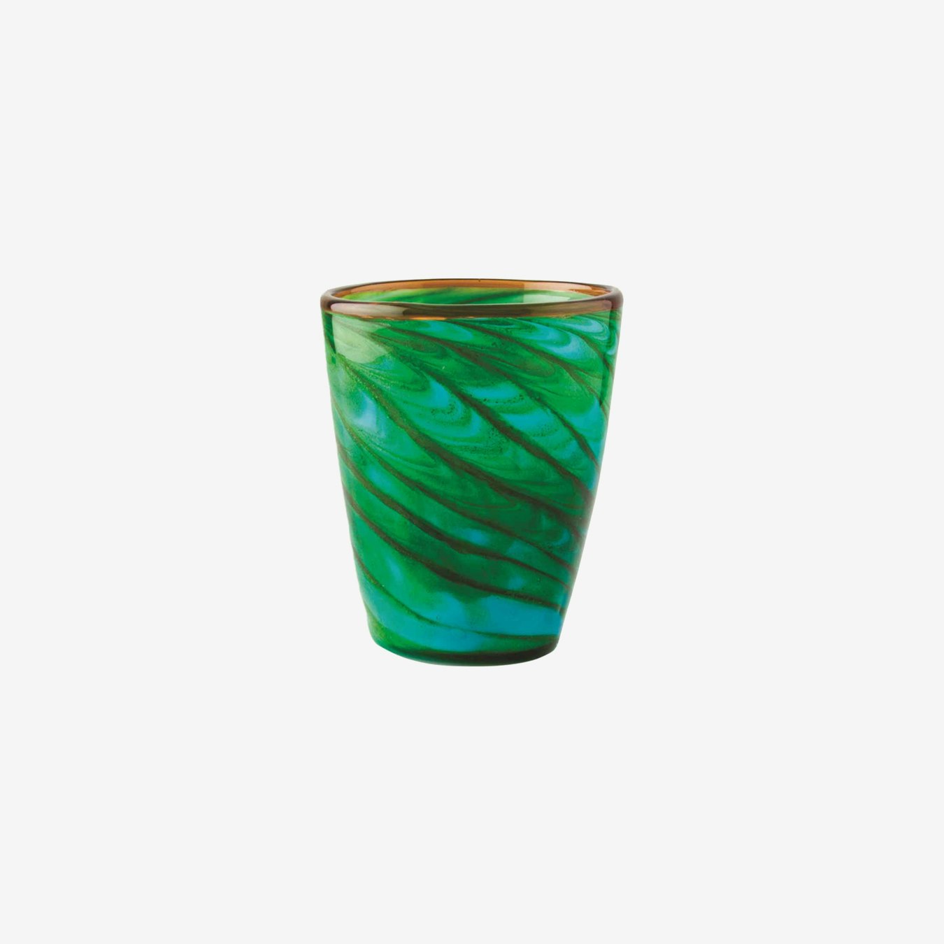 Italesse Mares Handcrafted Single Glass Tumbler in Parrot Fish Design ...