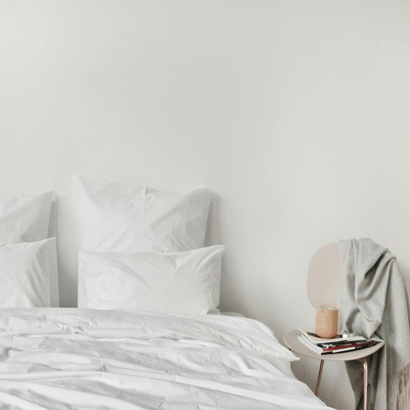 Percale Pillow Case White by Percale Pillow Case White by