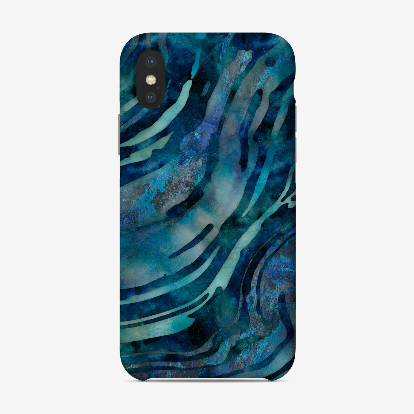 Gemstone Teal Blue Phone Case by Andrea Haase - Fy