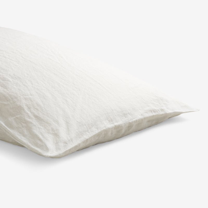 Pillowcase White Linen by Piglet Fy Personalised White Linen Pillowcase