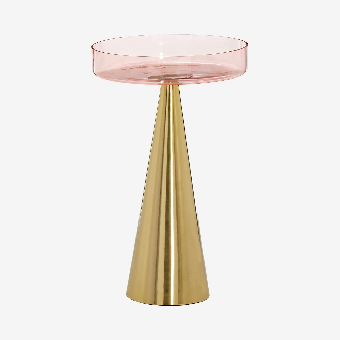 Martini Side Table Gold Pink Martini Side Table Gold Pink