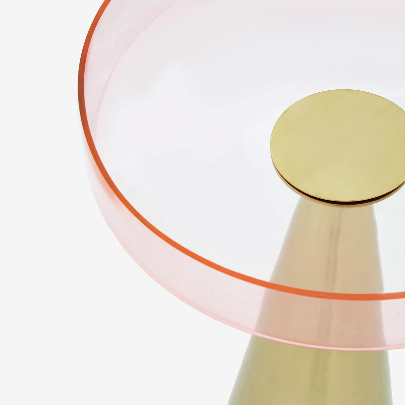 Martini Side Table Gold Pink Martini Side Table Gold Pink