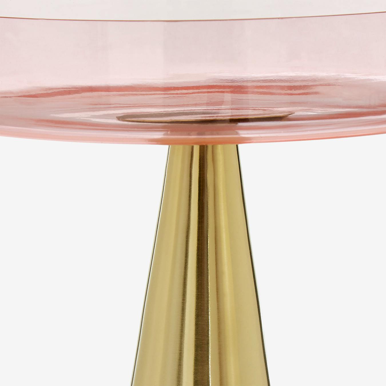 Martini Side Table Gold Pink Martini Side Table Gold Pink