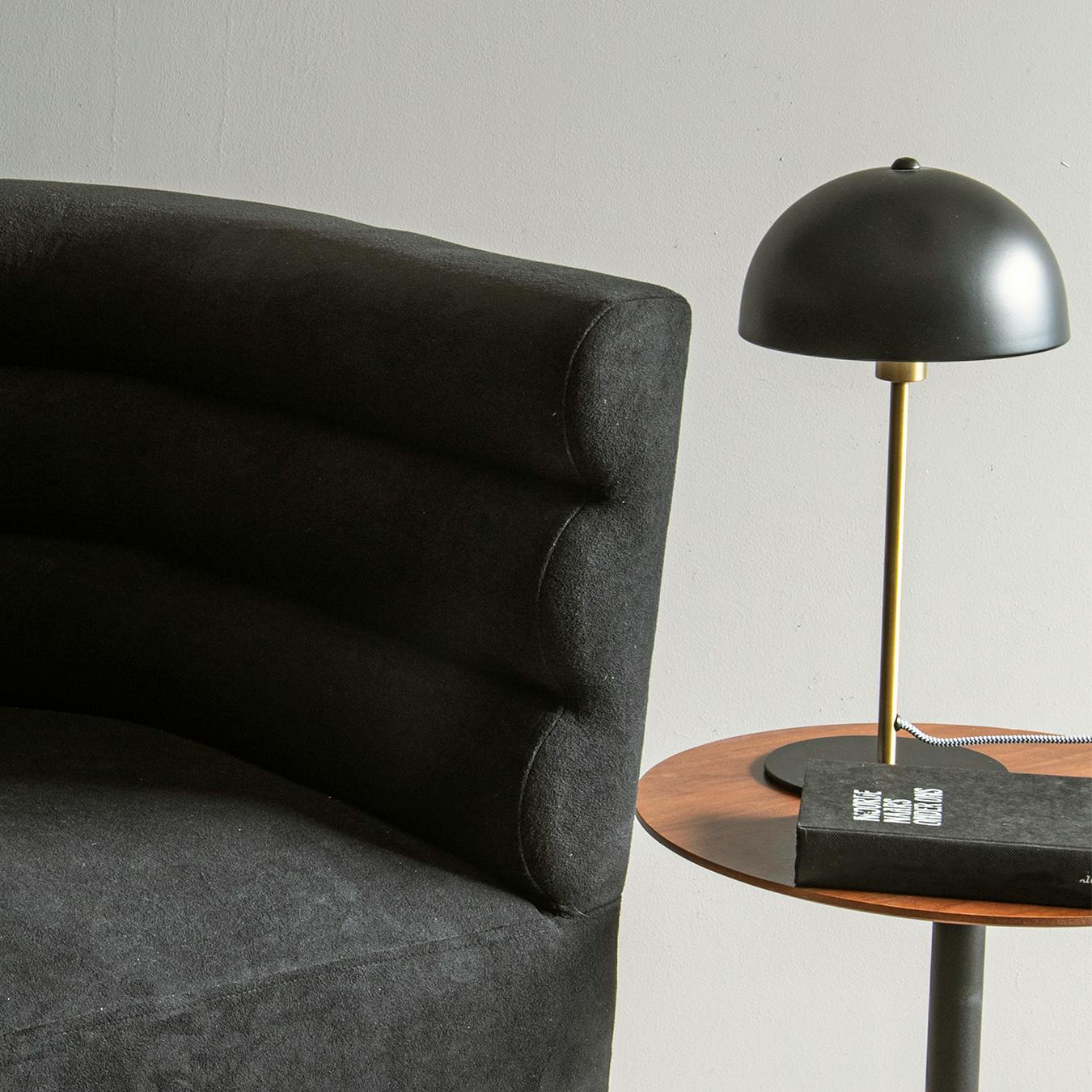 Bonnet Table Lamp Metal Black by black wrought iron table lamp