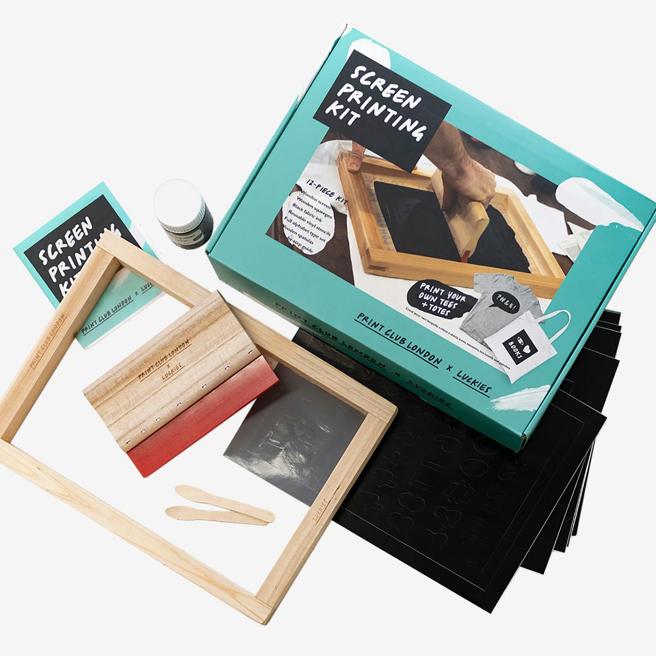 Screen Printing Kit By SUCK UK Fy   PJ 2321 9 P1 