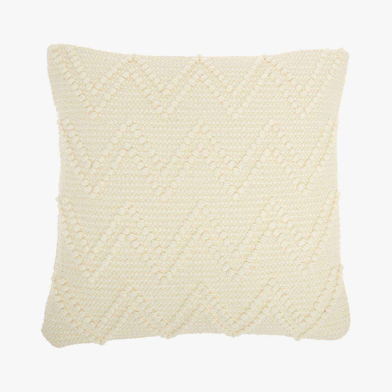Mina Victory Faux Fur Faux Angora Angora Faux Fur Oblong Throw Pillow