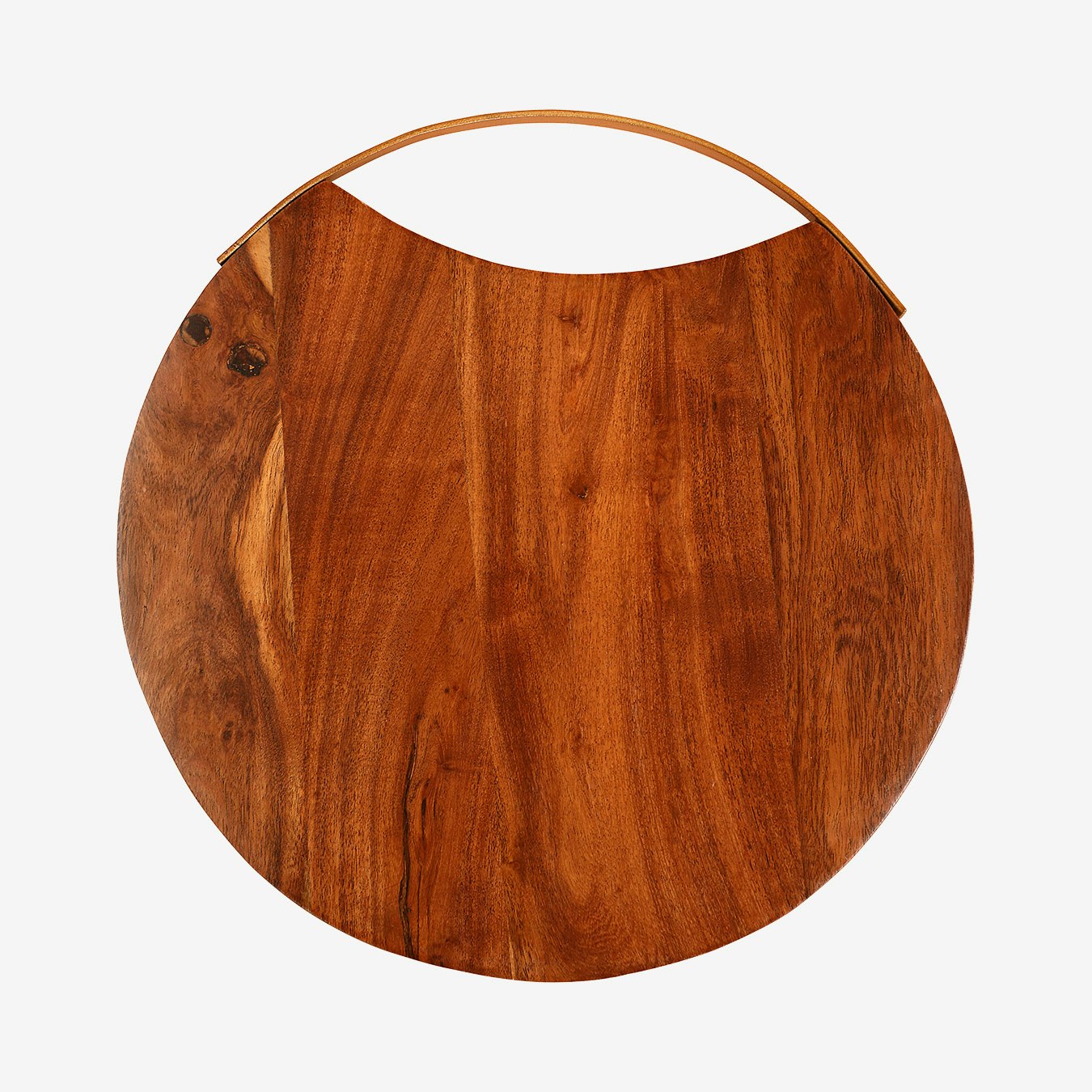 Handmade Acacia Wood Round Cheese Board By Casa Amarosa Fy 