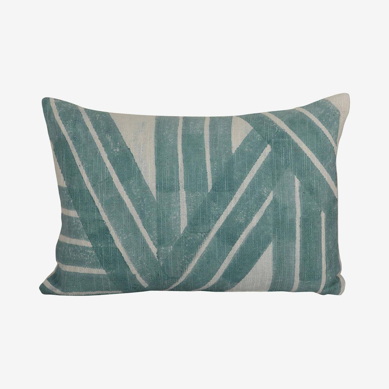 Stripe Sky Cushion Cover Aqua by Casa Aqua Navy Throw Pillow Covers Cushions