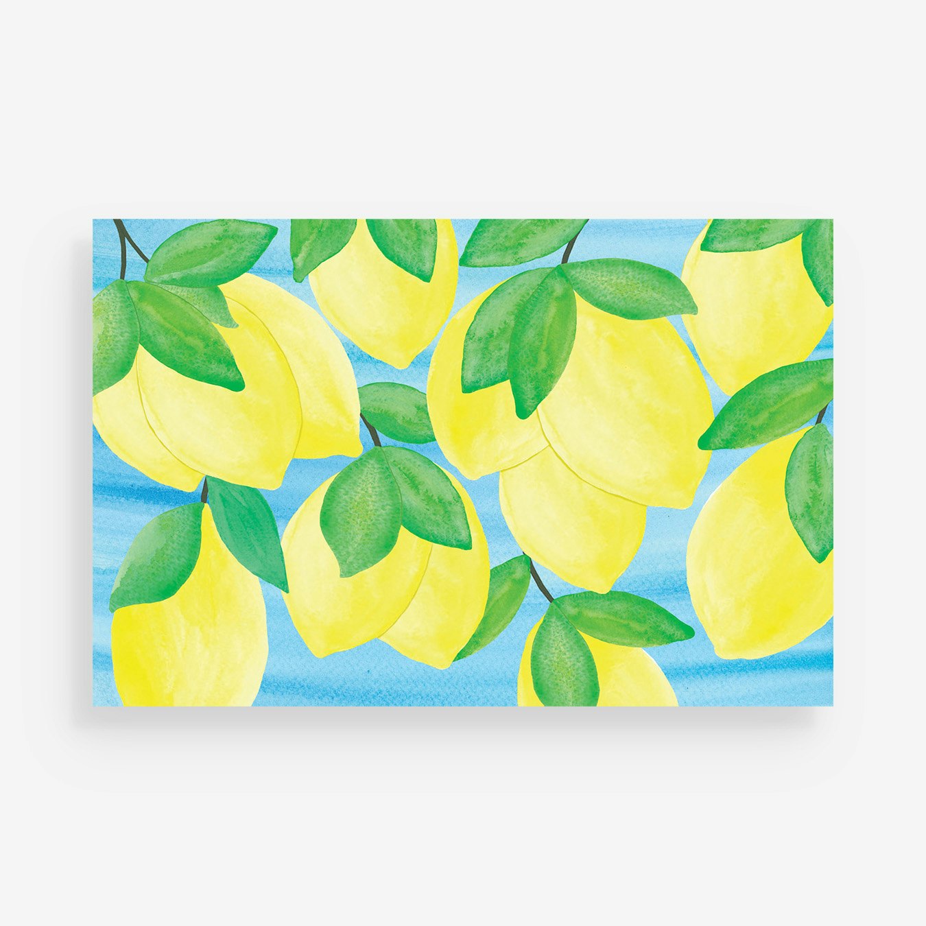 Lemon Placemats Paper Set of 24 by Lucy Grymes Fy