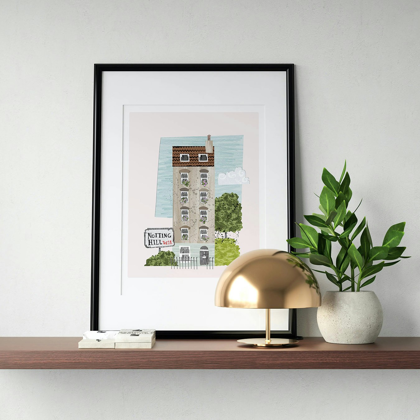 Notting Hill Art Print by Laura Silveira - Fy