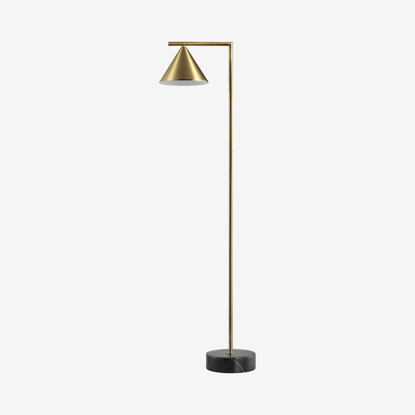 Floor lamp outlet cone shade