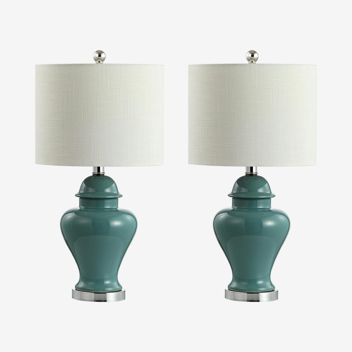 Jade green hot sale table lamps