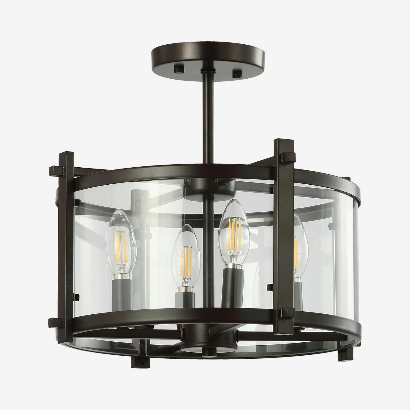 Oil rubbed bronze modern on sale chandelier