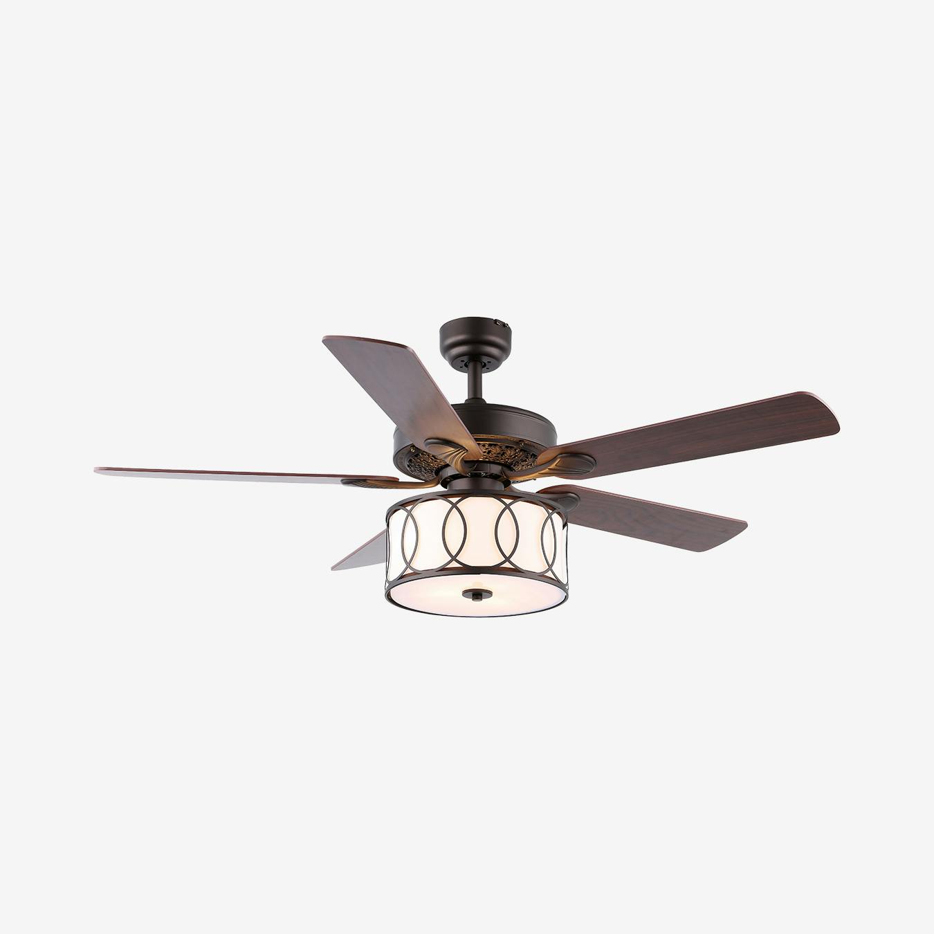 Ceiling fan with lamp shade hotsell