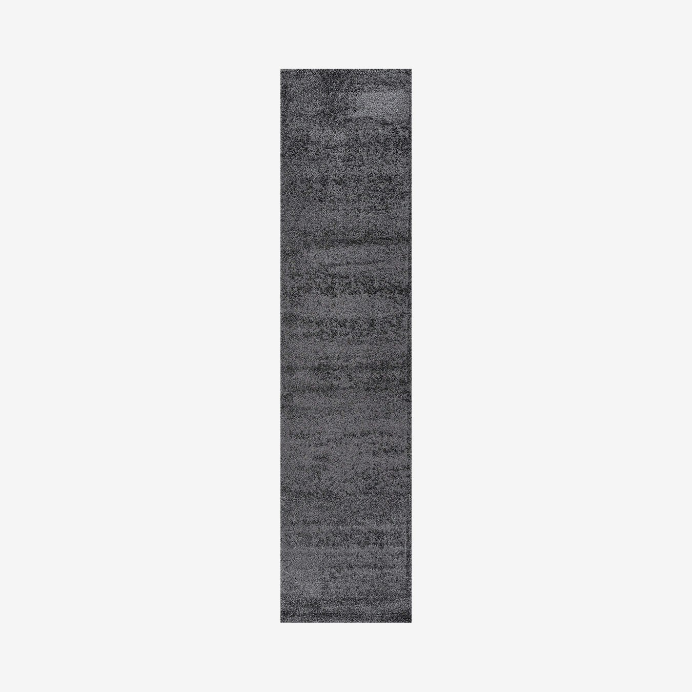 Haze Solid LowPile Runner Rug Black by JONATHAN Y Fy