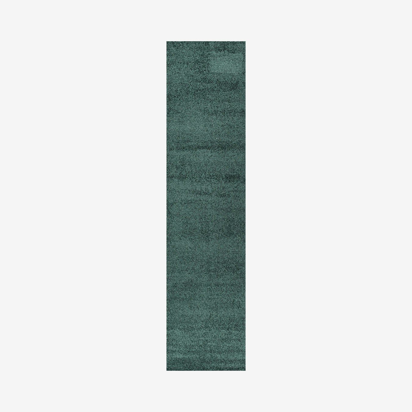 Haze Solid LowPile Runner Rug Emerald by JONATHAN Y Fy