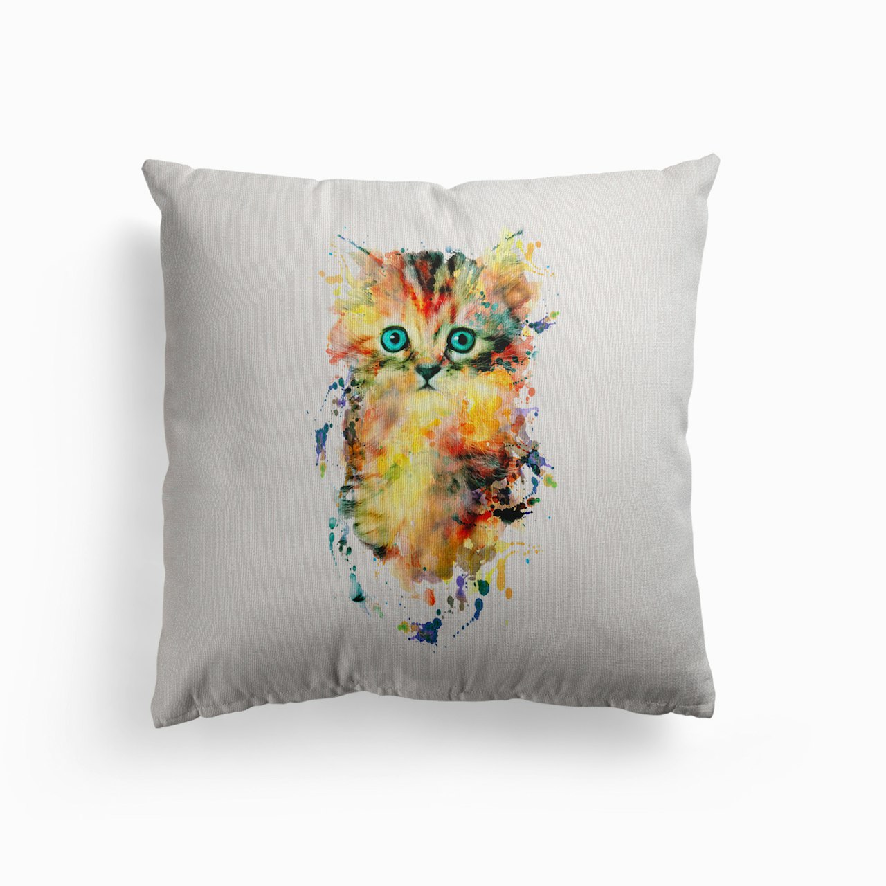 Kitten Canvas Print by Riza Peker Fy