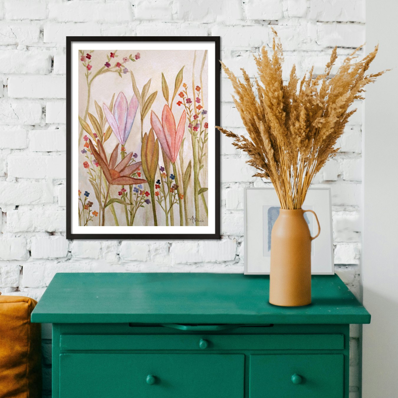 Lily Garden Art Print by Angeles M Pomata - Fy