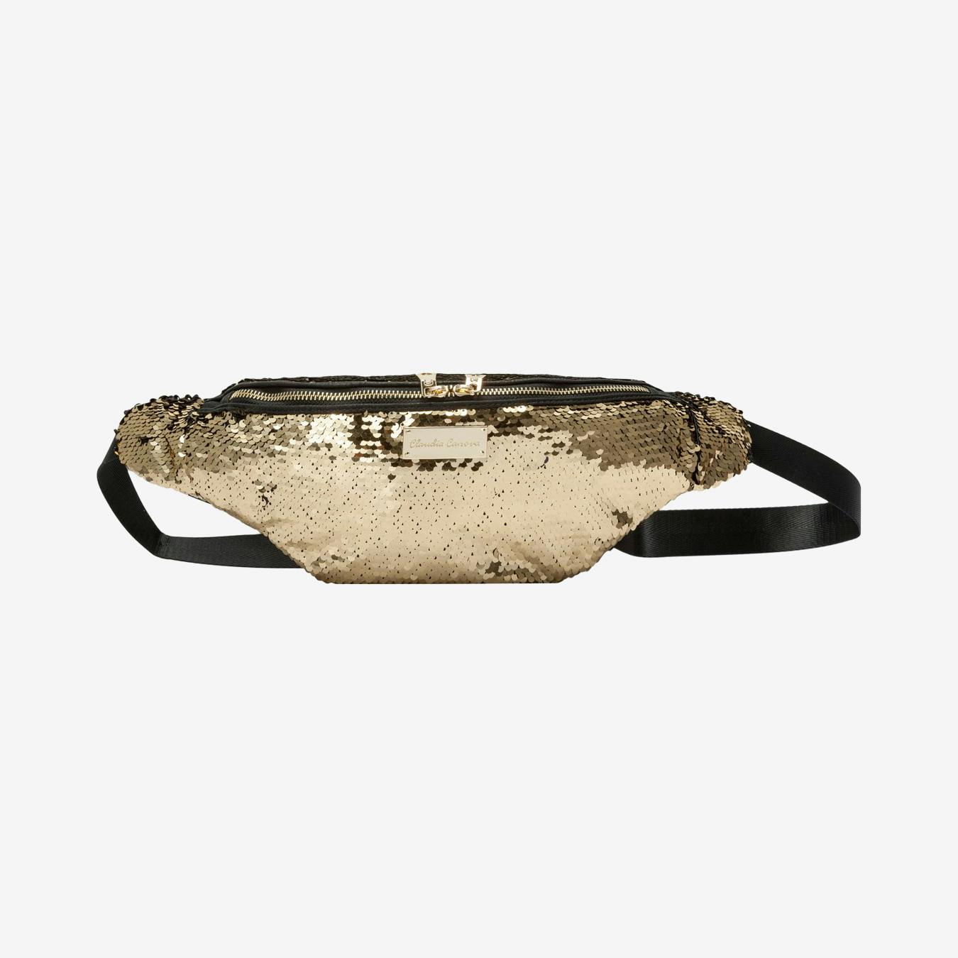 Gold sequin store bum bag