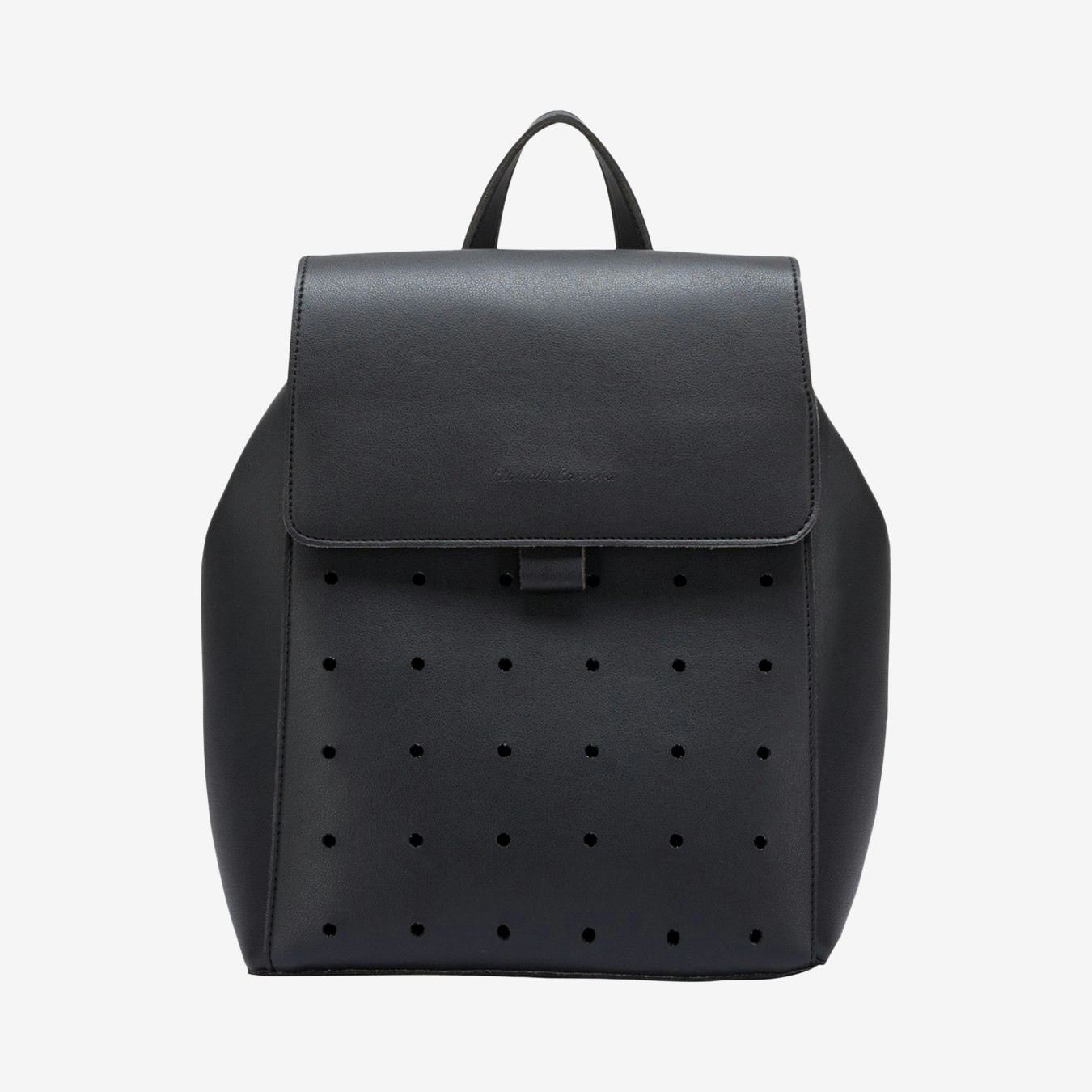 Dottie Laser Cut Backpack Black by Claudia canova Fy