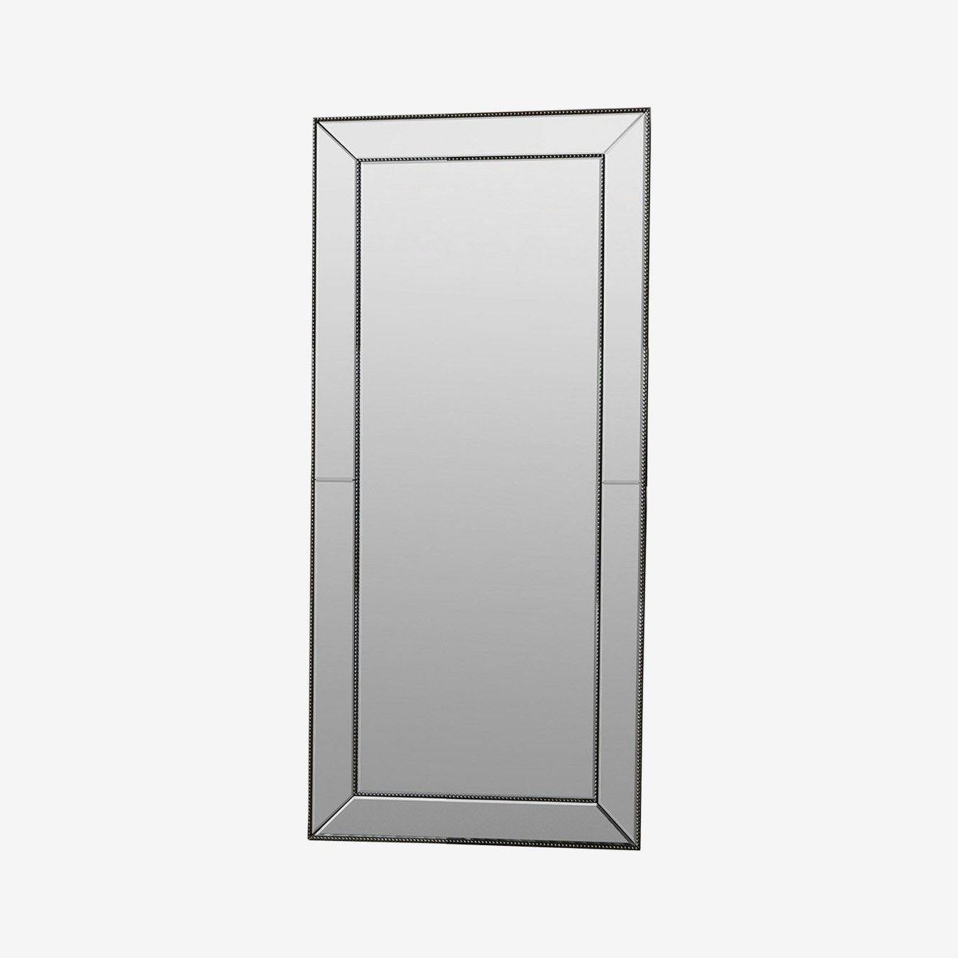 Leaner Mirror 9 Silver by E.S. Designs