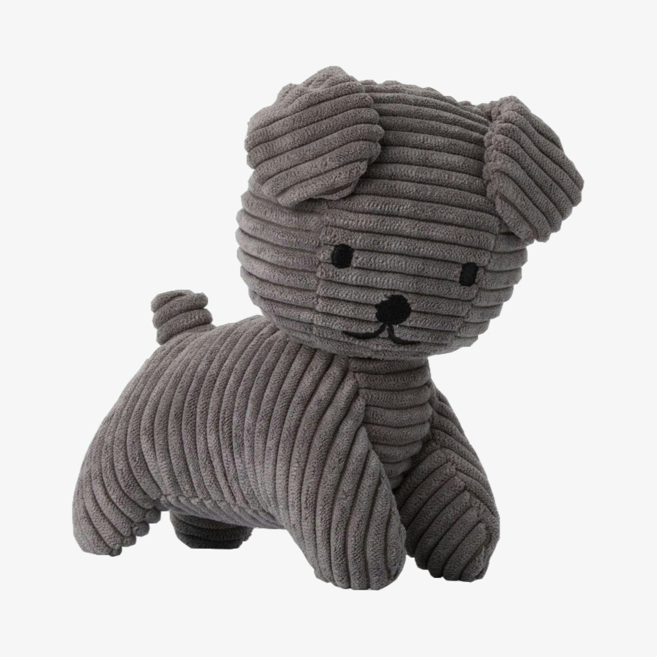 Snuffy the Dog - Grey - Corduroy by Miffy Toys - Fy