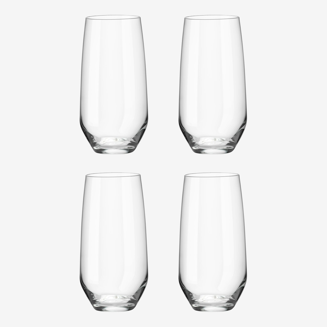 Charisma Long Drink Glasses Crystal Set Of 4 By Rona Glassworks Fy