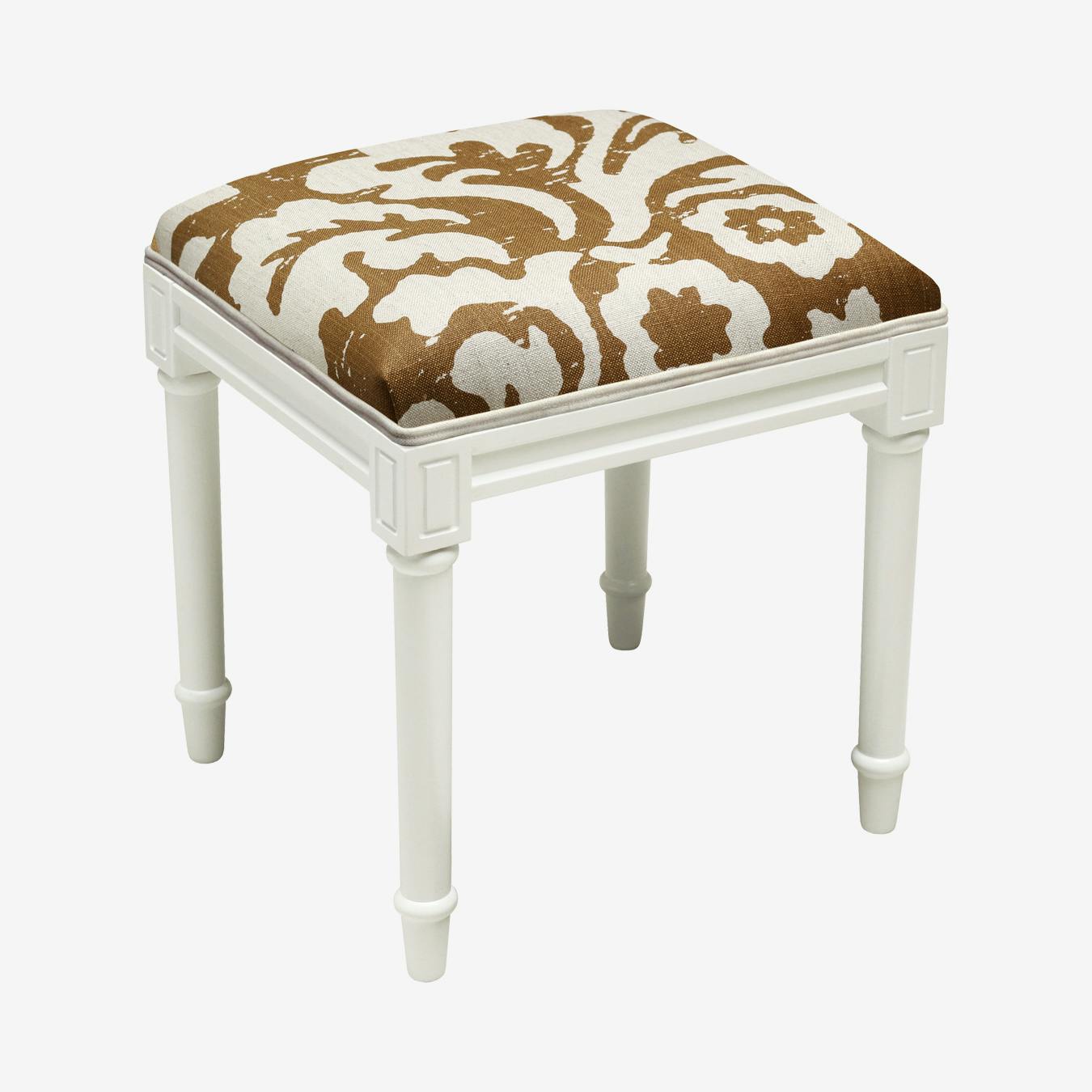 Linen discount vanity stool