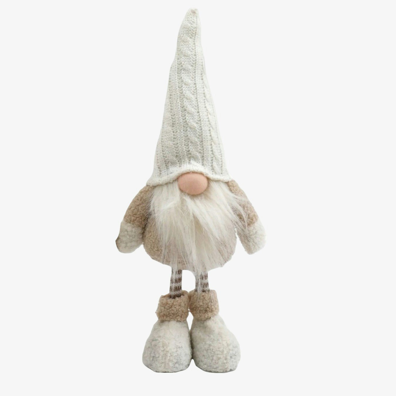 Standing Gonk With White Knitted Hat by Geko Products - Fy