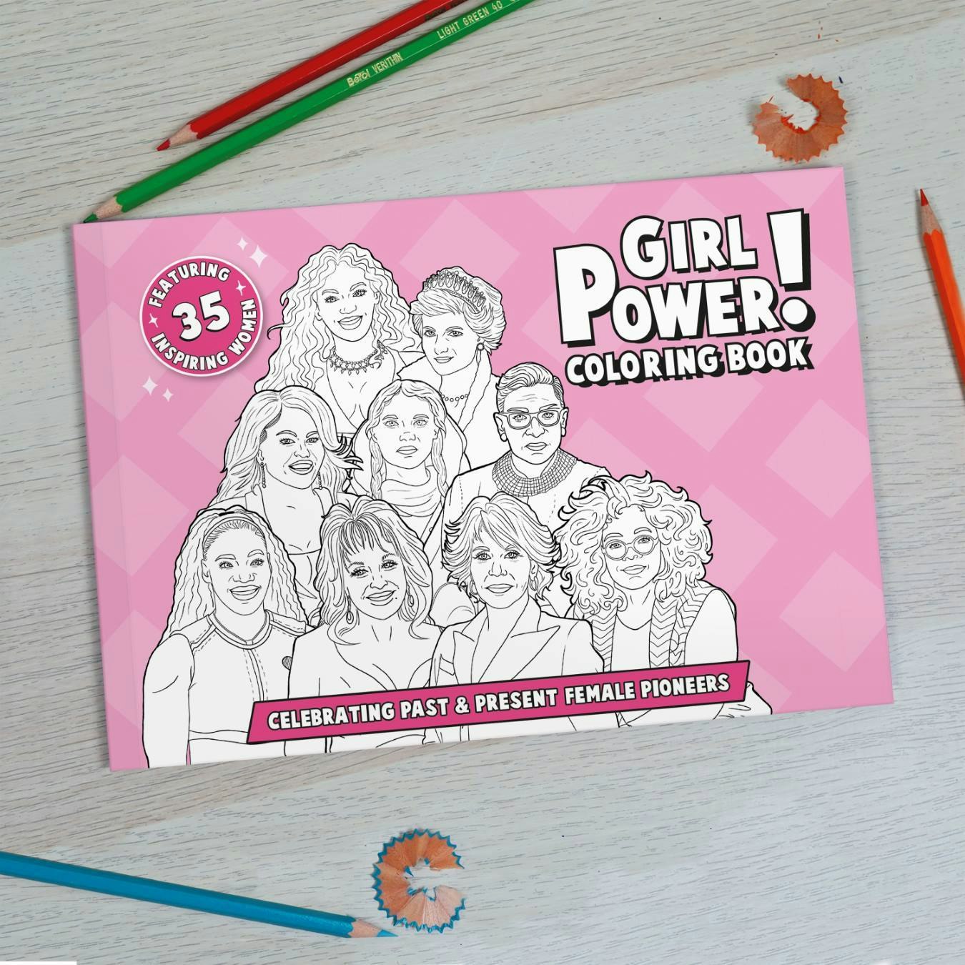 Girl Power Coloring Book by Bubblegum Stuff Fy