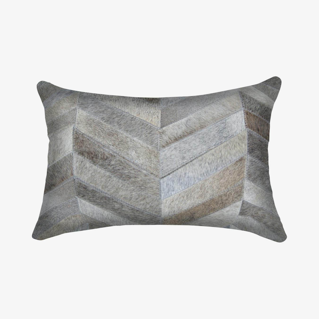 Gray chevron pillows sale