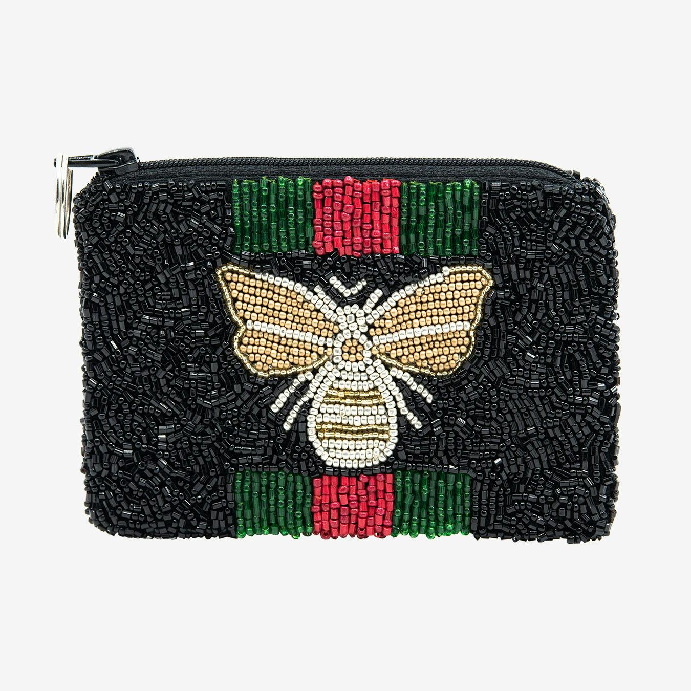 Gucci bee cheap coin purse