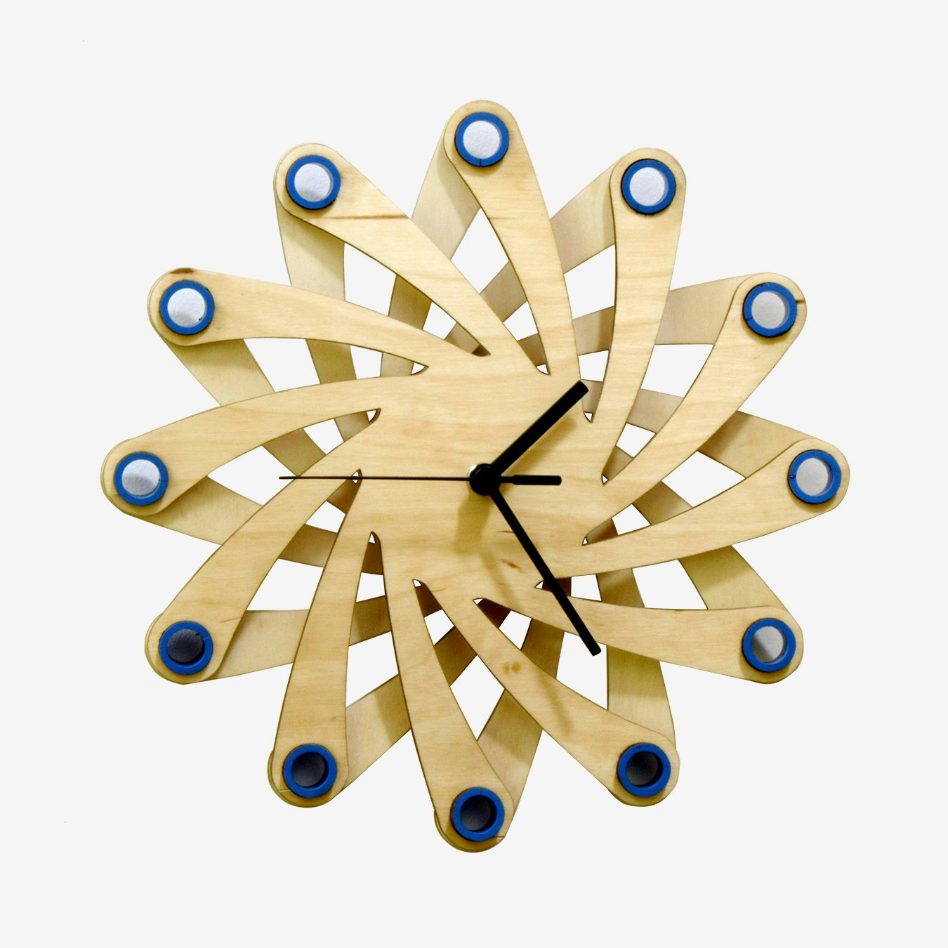 Galaxy Clock Blue by Ardeola US Fy