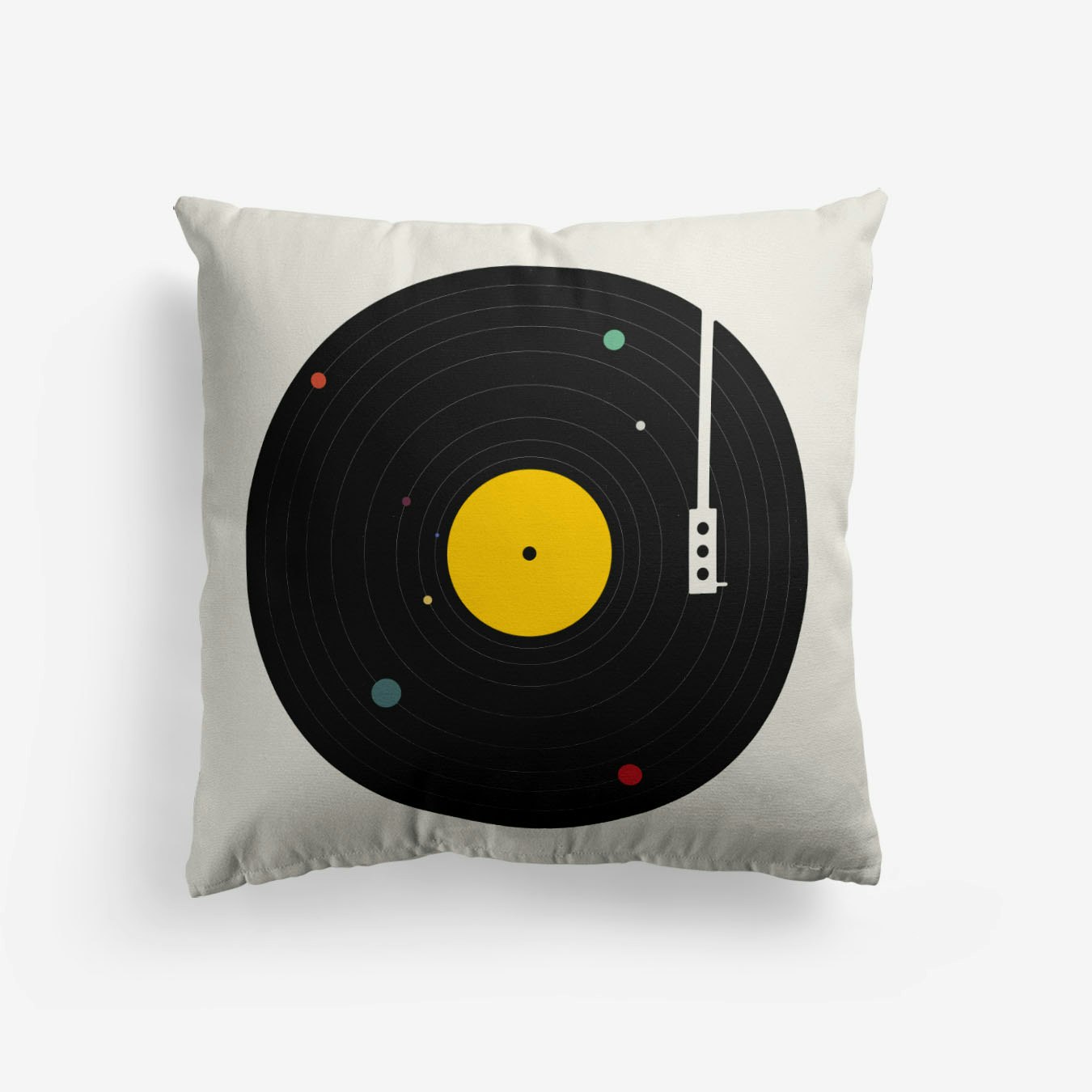 Music Everywhere Cushion by Florent Bodart - Fy