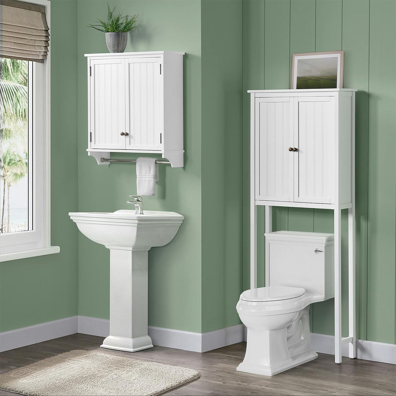 Bathroom cabinets for online over the toilet