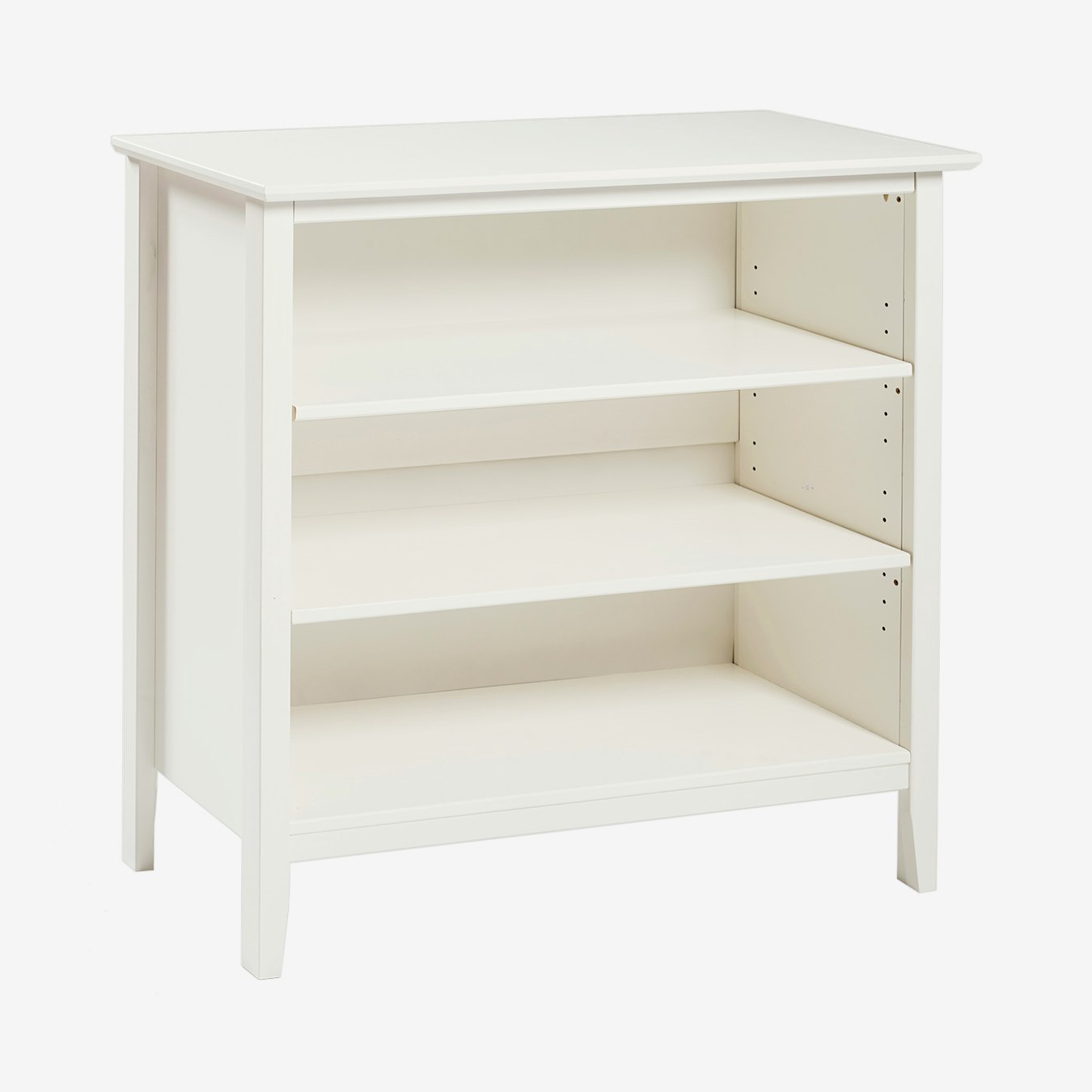 Simplicity Under Window Bookcase - White by Alaterre Furniture - Fy