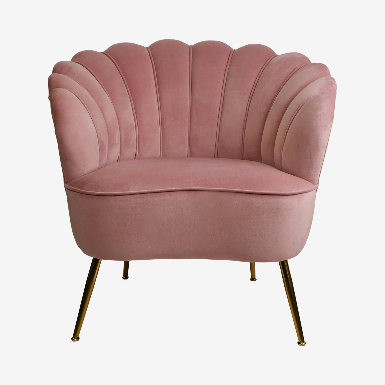 Scalloped cocktail deals chair