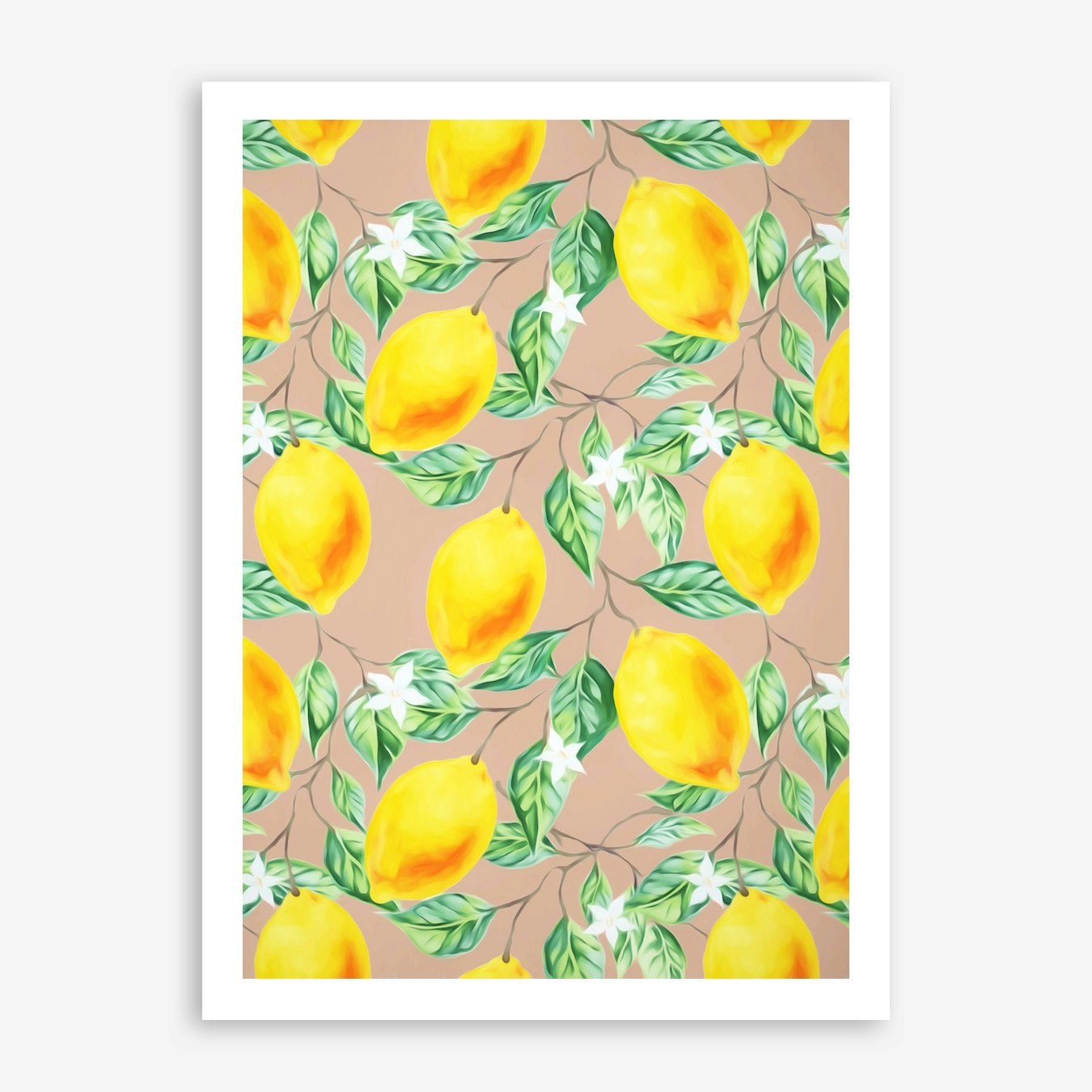 Lemon Fresh In Art Print By 83 Oranges - Fy