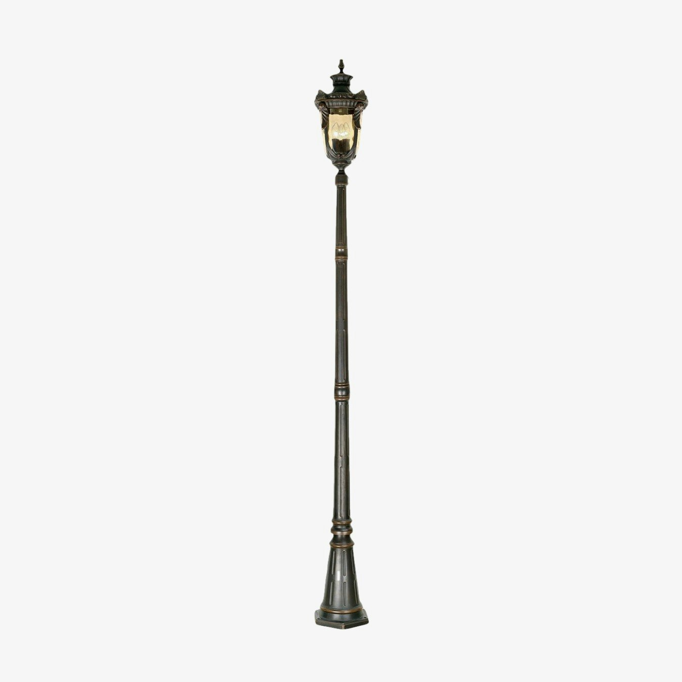 Philadelphia 3-Light Lamp Post - Old Bronze by Elstead Lighting - Fy